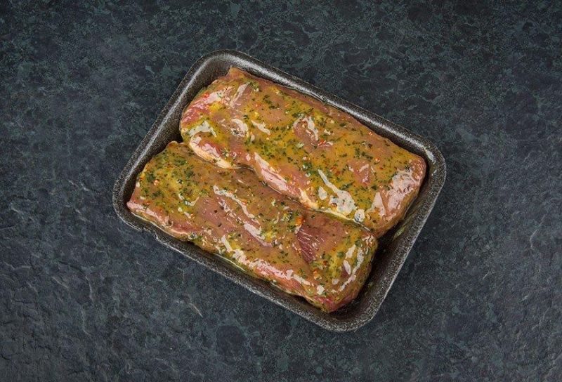 Lamsfilet gemarineerd